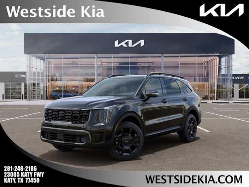 Ebony Black 2026 Kia Sorento SX Prestige