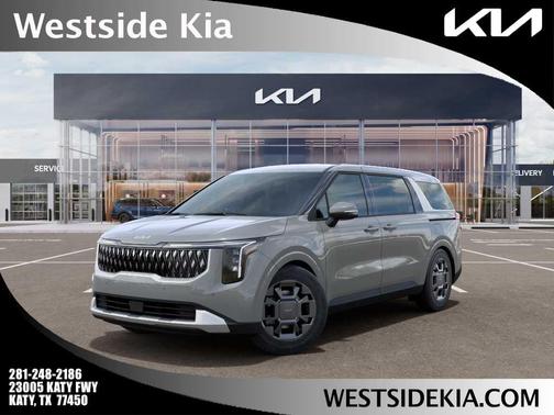 Ceramic Silver 2026 Kia Carnival Hybrid EX