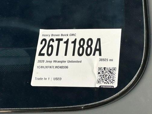 2020 Jeep Wrangler Unlimited Rubicon