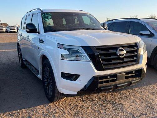 Aspen White 2021 Nissan Armada SL
