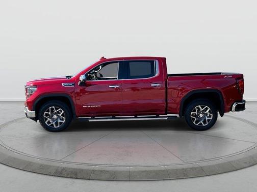 Volcanic Red 2025 GMC Sierra 1500 SLT