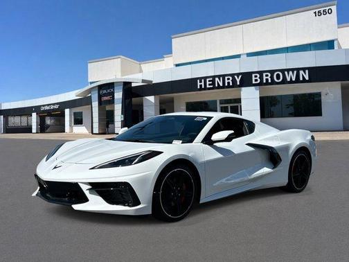 Arctic White 2025 Chevrolet Corvette Stingray w/1LT