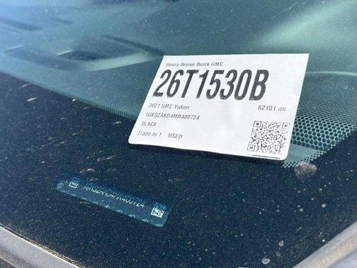 Onyx Black 2021 GMC Yukon SLE