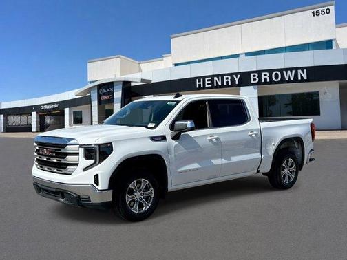 Summit White 2023 GMC Sierra 1500 SLE