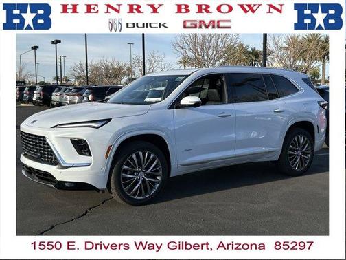 White Tri-Coat 2026 Buick Enclave Avenir