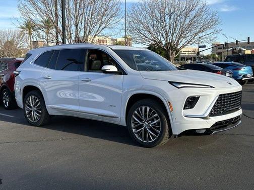 White Tri-Coat 2026 Buick Enclave Avenir