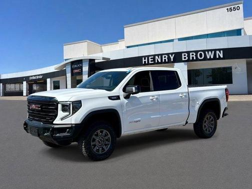 Summit White 2025 GMC Sierra 1500 AT4X