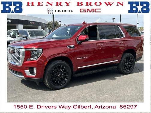 Volcanic Red 2023 GMC Yukon Denali