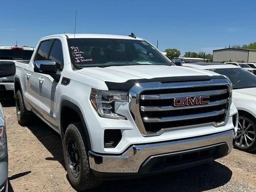 Summit White 2021 GMC Sierra 1500 SLE