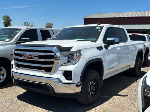 Summit White 2021 GMC Sierra 1500 SLE