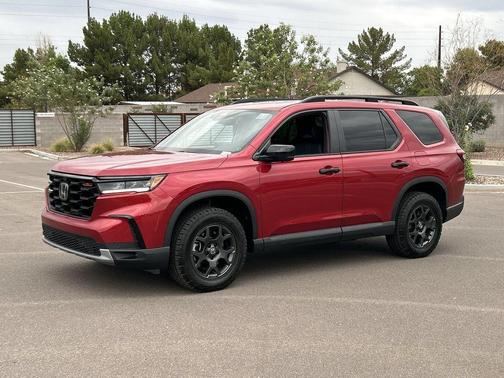 Maroon 2025 Honda Pilot TrailSport