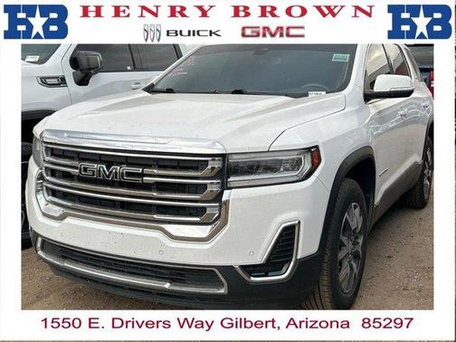 Summit White 2023 GMC Acadia SLE