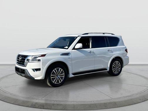 Aspen White 2021 Nissan Armada SV