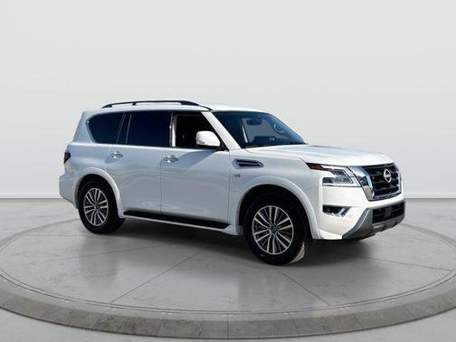 Aspen White 2021 Nissan Armada SV