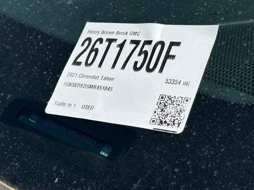 Black 2021 Chevrolet Tahoe RST