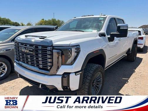 White Frost Tri-Coat 2024 GMC Sierra 2500 Denali Ultimate