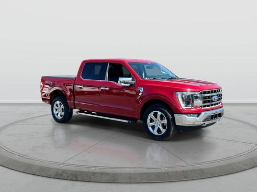 Red Metallic 2021 Ford F-150 Lariat