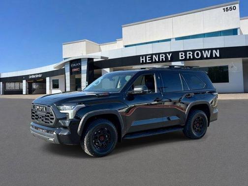 Midnight Black Metallic 2023 Toyota Sequoia TRD Pro