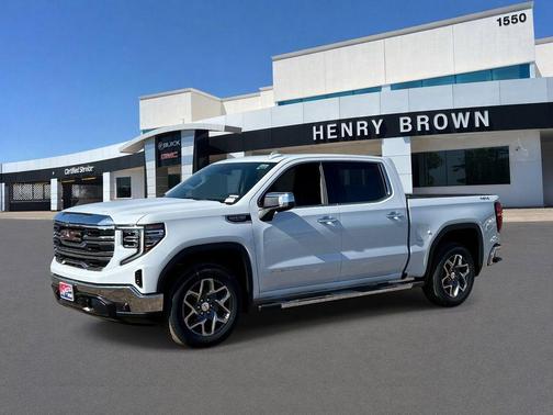 Glacier White 2026 GMC Sierra 1500 SLT