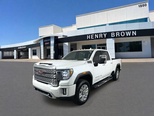 White Frost Tri-Coat 2021 GMC Sierra 2500 Denali