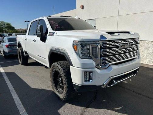 White Frost Tri-Coat 2021 GMC Sierra 2500 Denali