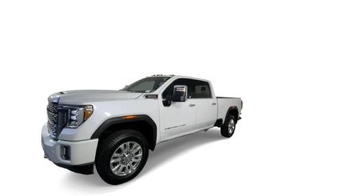 White Frost Tri-Coat 2021 GMC Sierra 2500 Denali