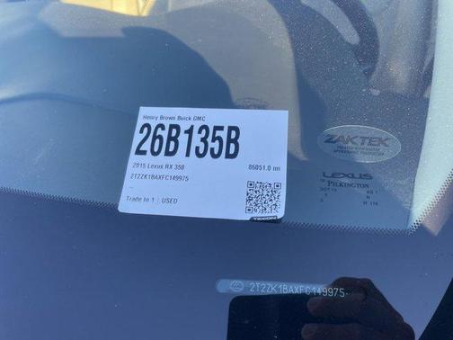 2015 Lexus RX 350 Base