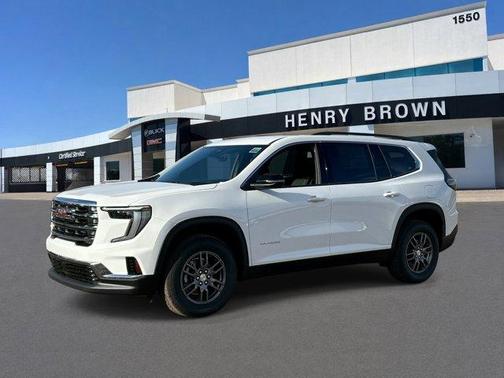 Summit White 2026 GMC Acadia Elevation