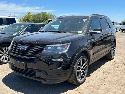 Shadow Black 2018 Ford Explorer sport