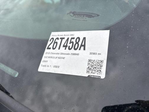 2018 Chevrolet Silverado 2500 LT