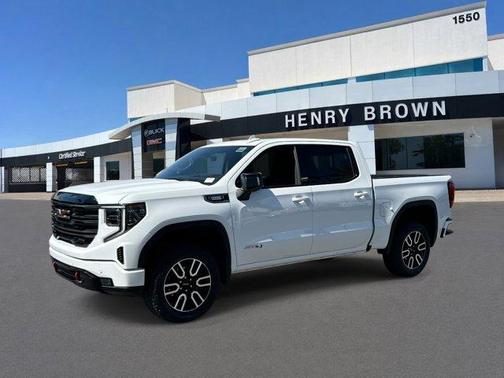 Summit White 2025 GMC Sierra 1500 AT4