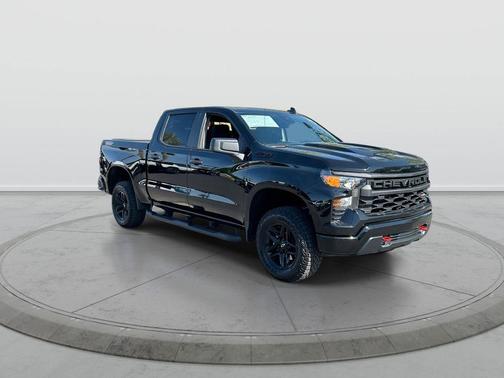Black 2026 Chevrolet Silverado 1500 Custom Trail Boss