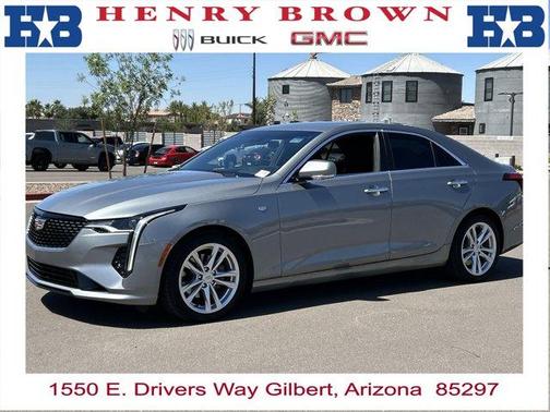 Silver Metallic 2023 Cadillac CT4 Luxury