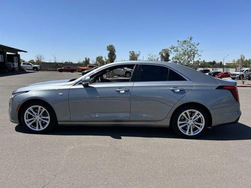Silver Metallic 2023 Cadillac CT4 Luxury