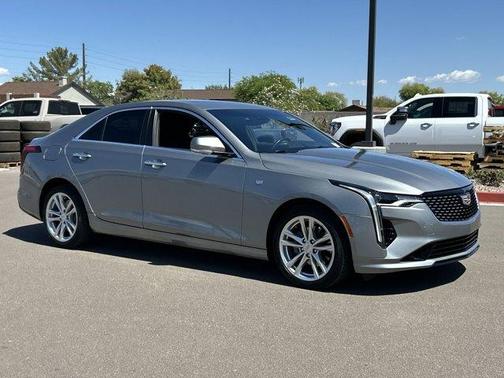 Silver Metallic 2023 Cadillac CT4 Luxury