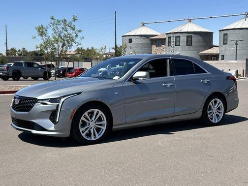 Silver Metallic 2023 Cadillac CT4 Luxury