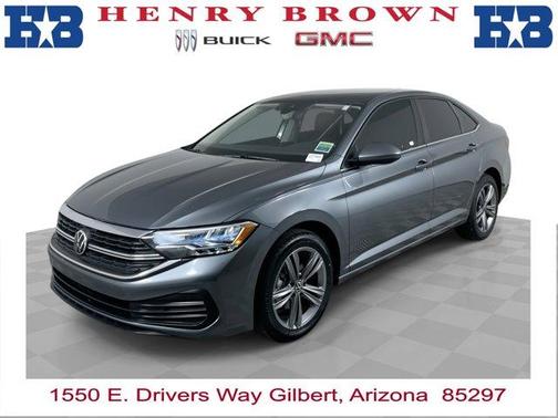 Platinum Gray Metallic 2024 Volkswagen Jetta 1.5T SE