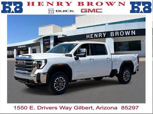 Summit White 2026 GMC Sierra 2500 SLT