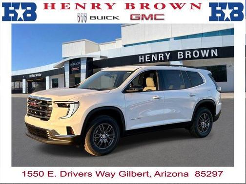 Summit White 2026 GMC Acadia Elevation