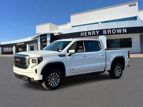 Summit White 2023 GMC Sierra 1500 AT4