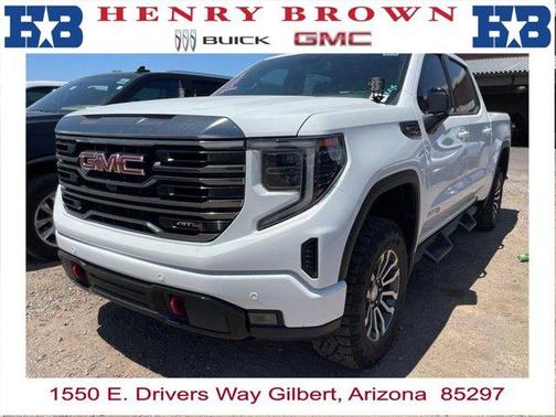 Summit White 2023 GMC Sierra 1500 AT4