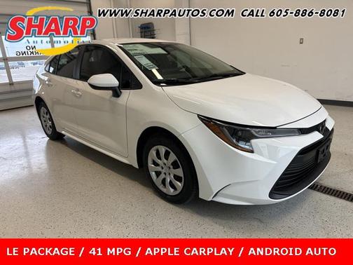 Ice Cap 2026 Toyota Corolla LE Sedan