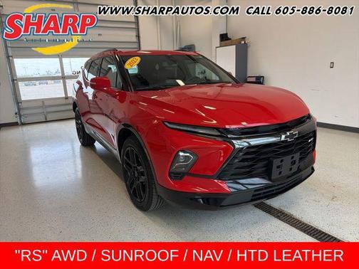 Red Hot 2024 Chevrolet Blazer RS