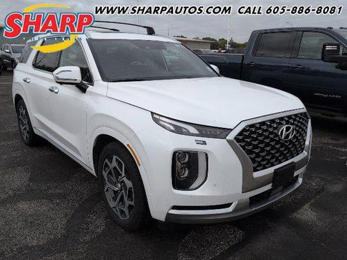 Hyper White 2021 Hyundai PALISADE Calligraphy