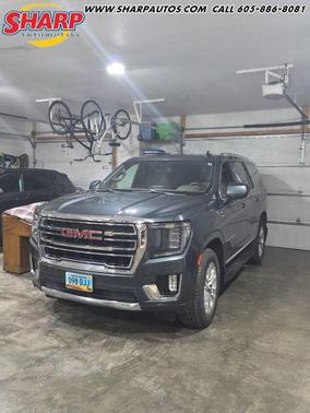 Dark Sky Metallic 2021 GMC Yukon SLT