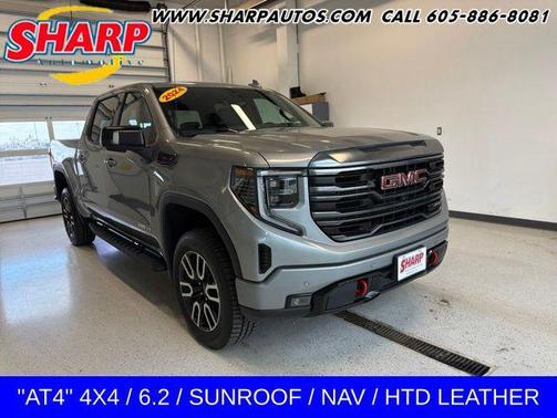 Gray 2024 GMC Sierra 1500 AT4