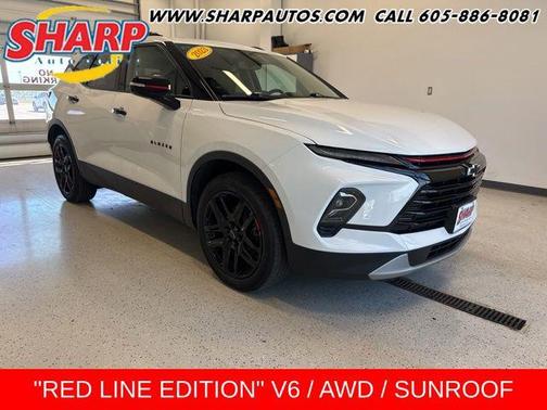 Summit White 2023 Chevrolet Blazer 3LT
