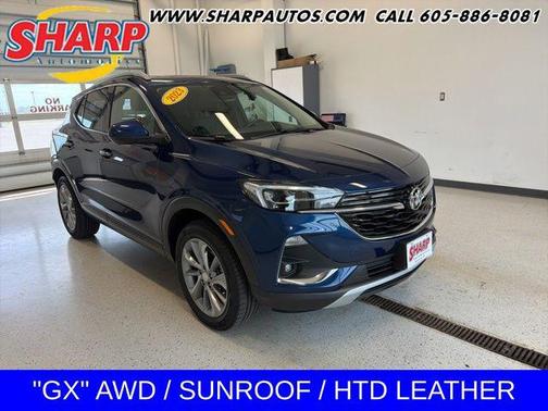 Sapphire Metallic 2023 Buick Encore GX Essence