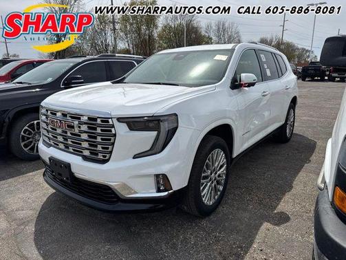 White 2025 GMC Acadia Denali