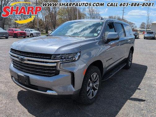 Satin Steel Metallic 2022 Chevrolet Suburban LT